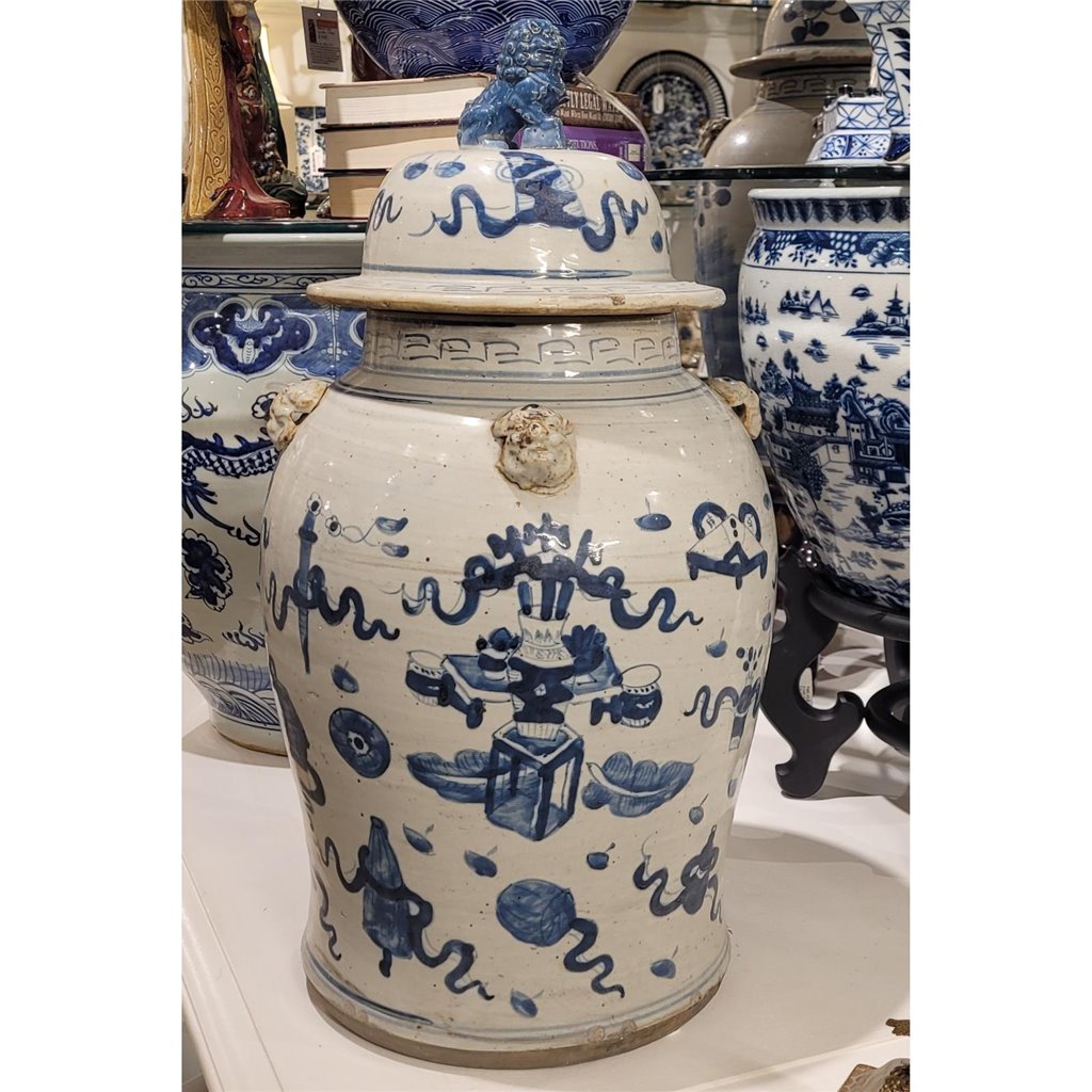 Danny's Fine Porcelain Home Decor Danny's Fine Porcelain Jar - B/W 50248