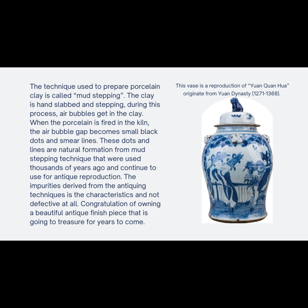 Danny's Fine Porcelain Home Decor Danny's Fine Porcelain Jar - B/W 50249