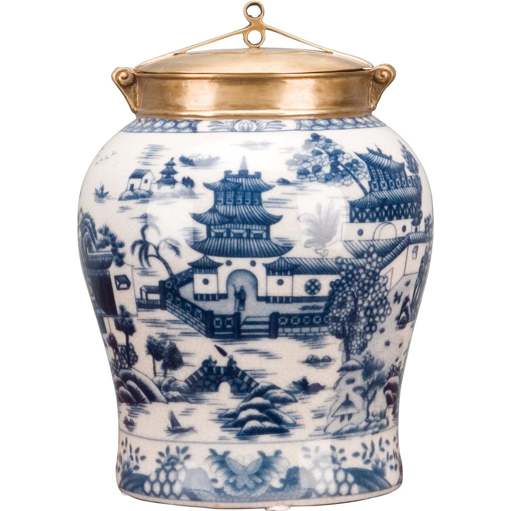 Danny's Fine Porcelain Home Decor Danny's Fine Porcelain Jar - Blue Willow 14147