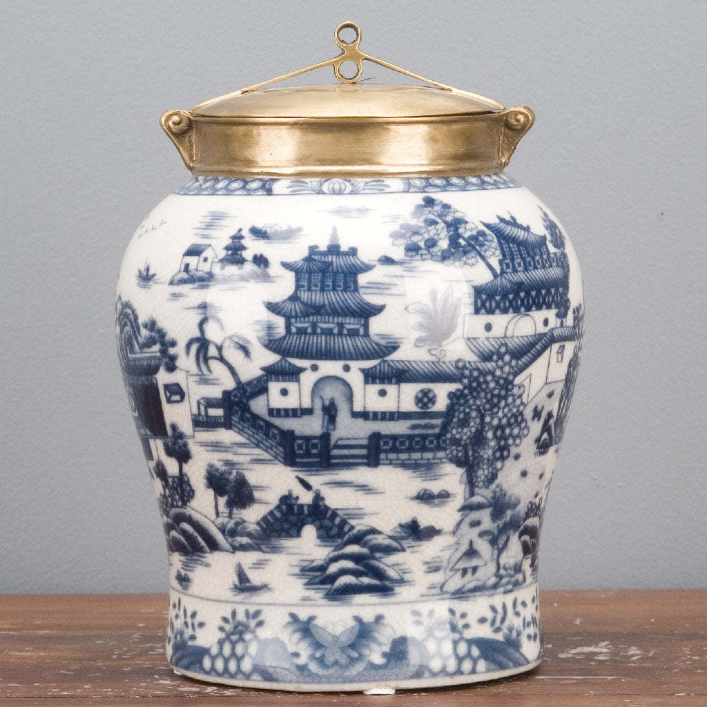 Danny's Fine Porcelain Home Decor Danny's Fine Porcelain Jar - Blue Willow 14147