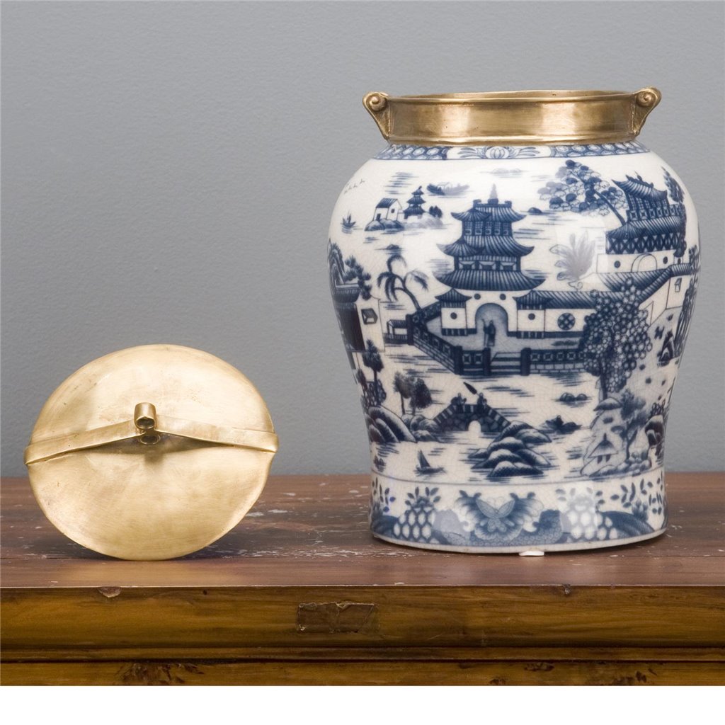Danny's Fine Porcelain Home Decor Danny's Fine Porcelain Jar - Blue Willow 14147