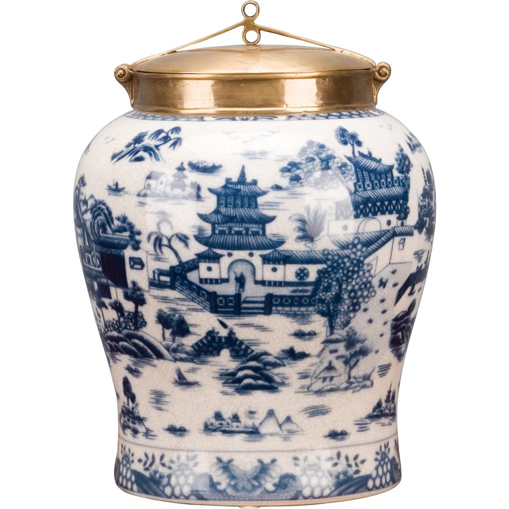Danny's Fine Porcelain Home Decor Danny's Fine Porcelain Jar - Blue Willow 14148