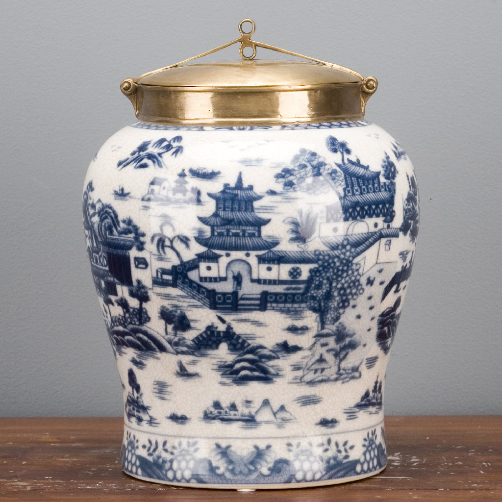 Danny's Fine Porcelain Home Decor Danny's Fine Porcelain Jar - Blue Willow 14148