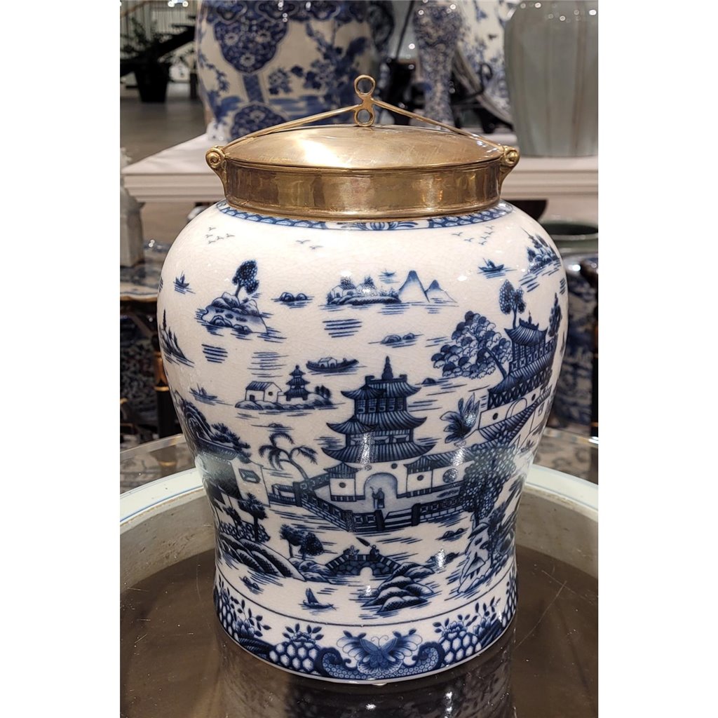 Danny's Fine Porcelain Home Decor Danny's Fine Porcelain Jar - Blue Willow 14148
