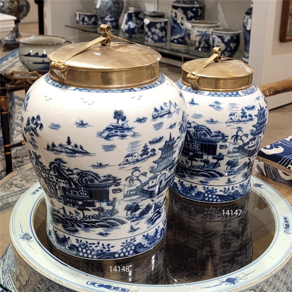 Danny's Fine Porcelain Home Decor Danny's Fine Porcelain Jar - Blue Willow 14148