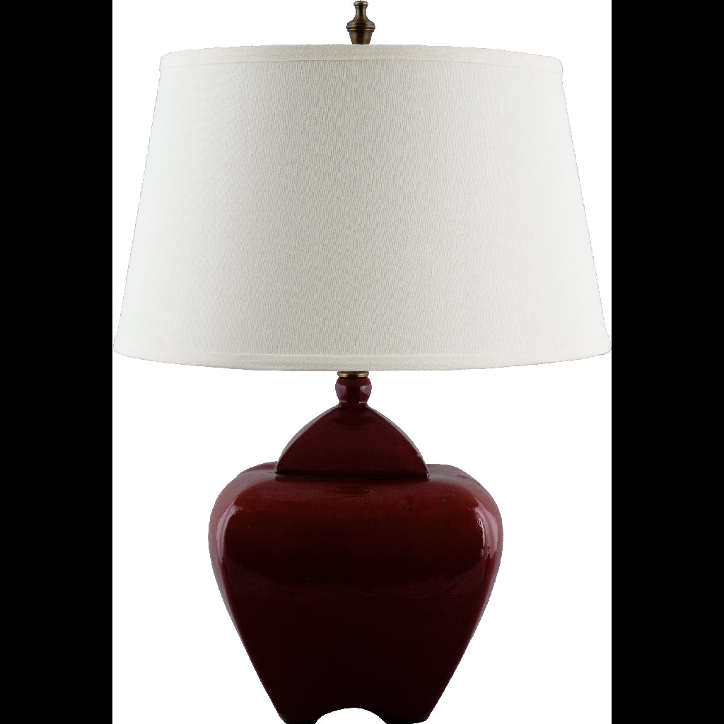 Danny's Fine Porcelain Lighting Danny's Fine Porcelain Jar Lamp- Red PCM2587-RD-2