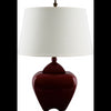 Danny's Fine Porcelain Lighting Danny's Fine Porcelain Jar Lamp- Red PCM2587-RD-2