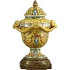 Danny's Fine Porcelain Home Decor Danny's Fine Porcelain Jar W & Bronze 11713 - CLOSEOUT
