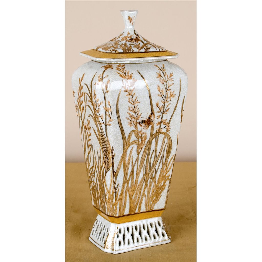 Danny's Fine Porcelain Home Decor Danny's Fine Porcelain Jar W/ Lid 60128