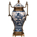 Danny's Fine Porcelain Home Decor Danny's Fine Porcelain Jar With Bronze - Blue And White(Pre Drilled Hole) 14128