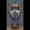Danny's Fine Porcelain Home Decor Danny's Fine Porcelain Jar With Bronze - Blue And White(Pre Drilled Hole) 14128