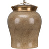 Danny's Fine Porcelain Home Decor Danny's Fine Porcelain Jar With Bronze Lid - Pirano 14136