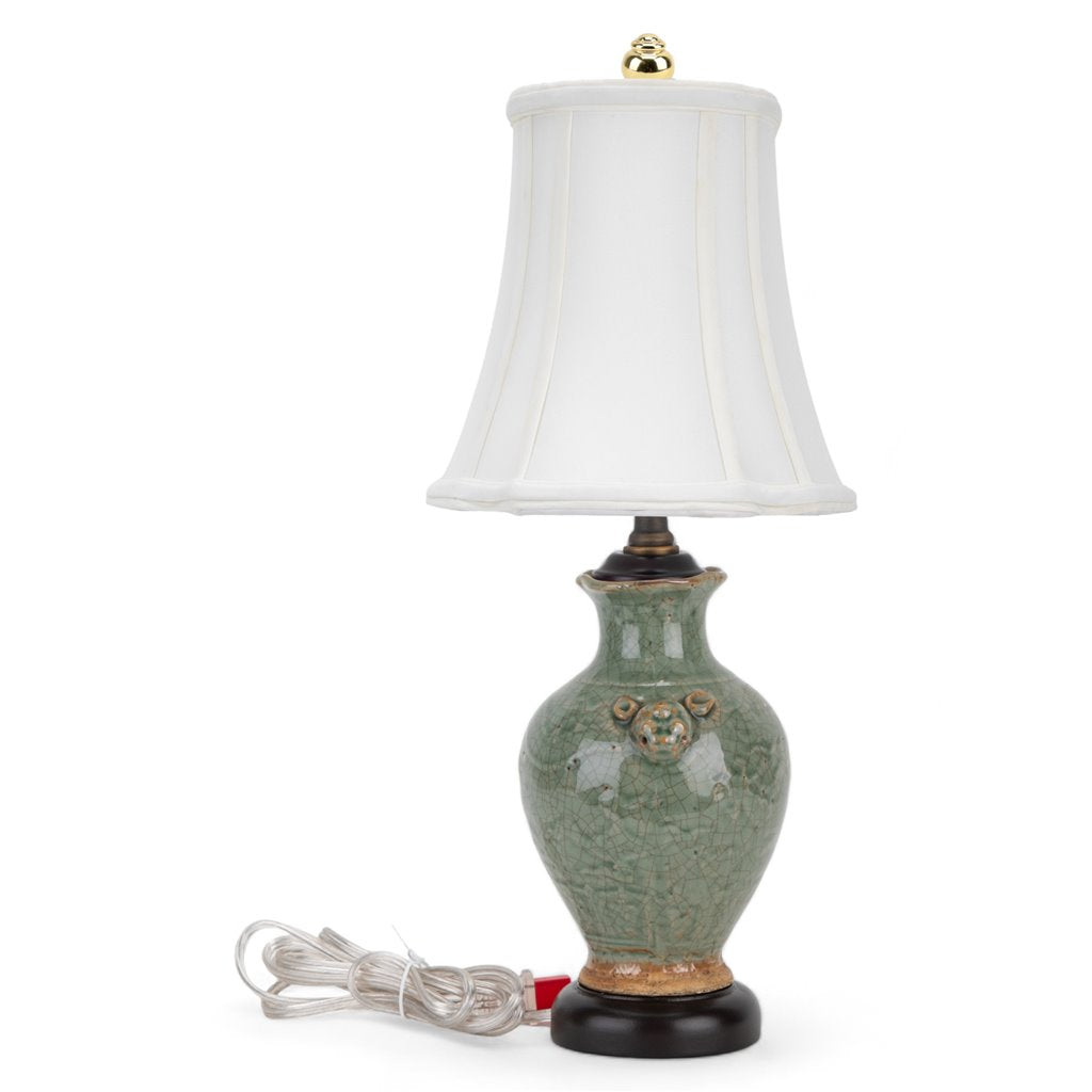 Danny's Fine Porcelain Lighting Danny's Fine Porcelain LAMP - Green Vase Design 50961-L