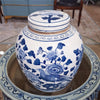 Danny's Fine Porcelain Home Decor Danny's Fine Porcelain Large Bulb Jar - Floral & Bird