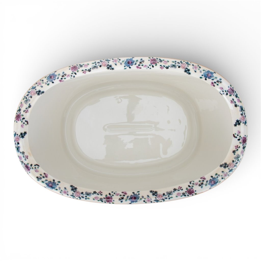 Danny's Fine Porcelain Home Decor Danny's Fine Porcelain Large Oval Footbath with Handle- Tobacco Leaf Large Size – Tobacco Leaf