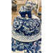 Danny's Fine Porcelain Home Decor Danny's Fine Porcelain Large Temple Foo Dog Jar Blue & White Flower -Due To the Product Size