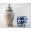 Danny's Fine Porcelain Home Decor Danny's Fine Porcelain Large Warrior Jar-Red Filigree