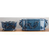 Danny's Fine Porcelain Home Decor Danny's Fine Porcelain Leaf Footbath- Cobalt (16.5 X 8 Opening) 11940