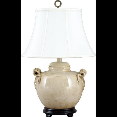 Danny's Fine Porcelain Lighting Danny's Fine Porcelain Lg Bg Pumpkin Jar Lamp PCM1084-1BG