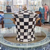 Danny's Fine Porcelain Home Decor Danny's Fine Porcelain Lidded Box - Black And White Square 14141