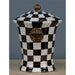 Danny's Fine Porcelain Home Decor Danny's Fine Porcelain Lidded Box - Black And White Square 14141