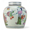 Danny's Fine Porcelain Home Decor Danny's Fine Porcelain Lidded Bulb Jar Hand-Painted Figures