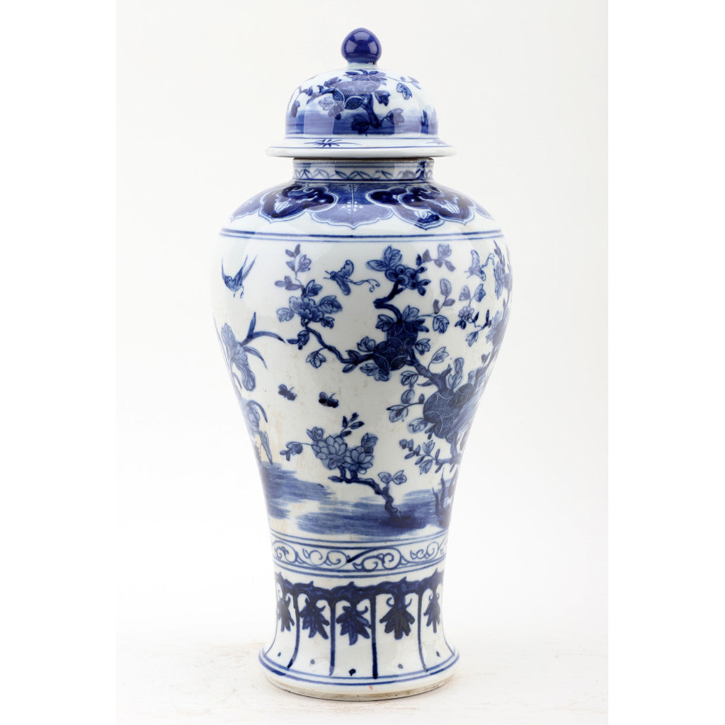 Danny's Fine Porcelain Home Decor Danny's Fine Porcelain Lidded Jar-Blue And White 50828