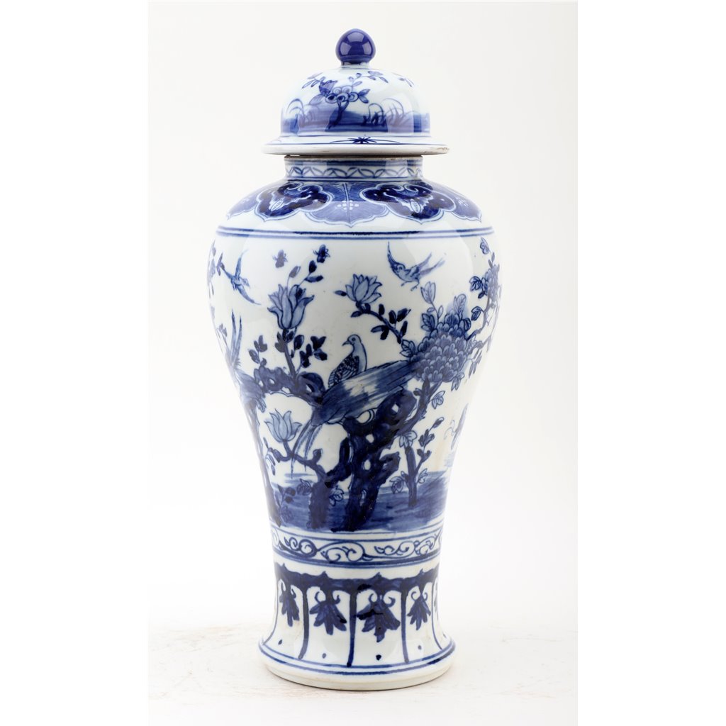 Danny's Fine Porcelain Home Decor Danny's Fine Porcelain Lidded Jar-Blue And White 50828