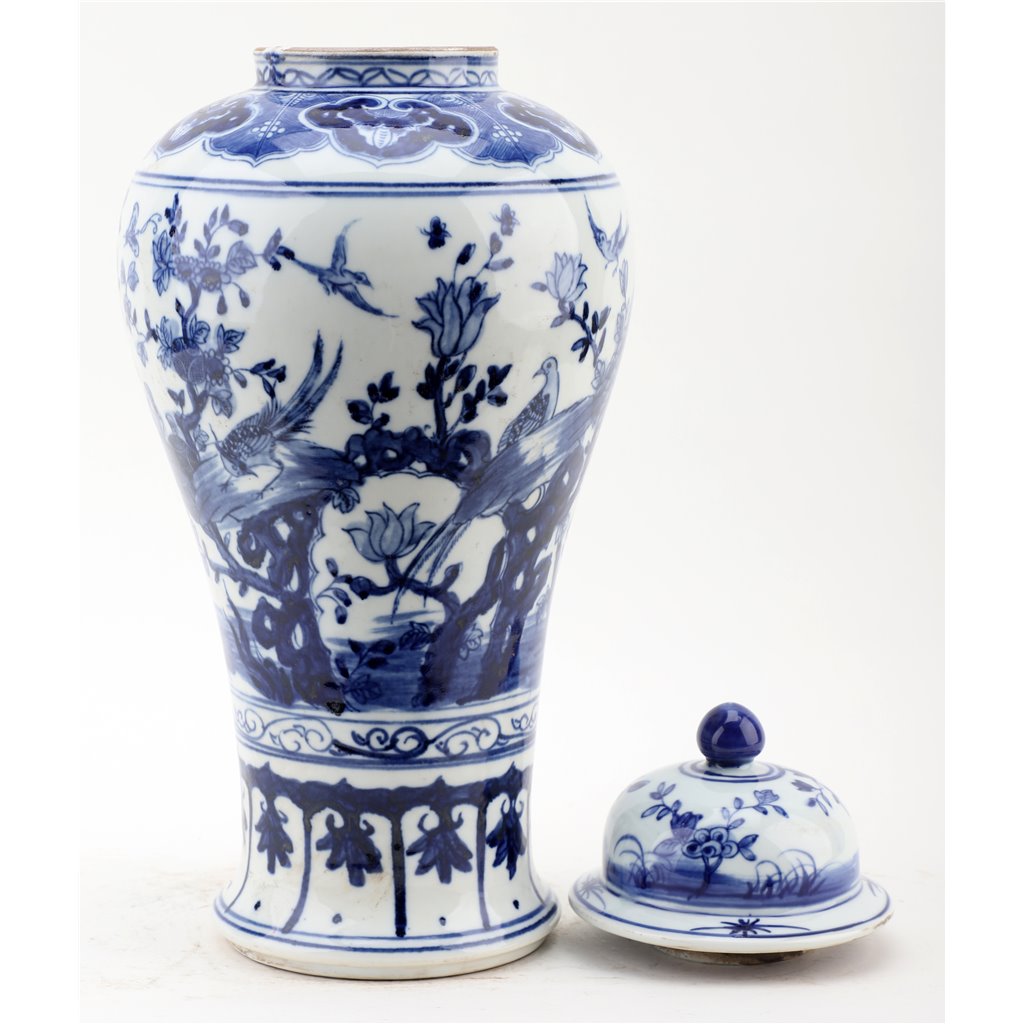 Danny's Fine Porcelain Home Decor Danny's Fine Porcelain Lidded Jar-Blue And White 50828