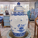 Danny's Fine Porcelain Home Decor Danny's Fine Porcelain Lidded Large Round Jar Floral & Bird