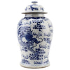 Danny's Fine Porcelain Home Decor Danny's Fine Porcelain Lidded Temple Jar - Dragons - Blue And White Classic 50875