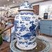 Danny's Fine Porcelain Home Decor Danny's Fine Porcelain Lidded Temple Jar - Dragons - Blue And White Classic 50875