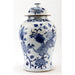 Danny's Fine Porcelain Home Decor Danny's Fine Porcelain Lidded Temple Jar - Floral And Dragons - Blue And White Classic 50874
