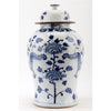 Danny's Fine Porcelain Home Decor Danny's Fine Porcelain Lidded Temple Jar - Floral And Dragons - Blue And White Classic 50874