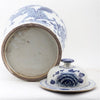 Danny's Fine Porcelain Home Decor Danny's Fine Porcelain Lidded Temple Jar - Floral And Dragons - Blue And White Classic 50874