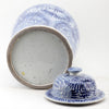 Danny's Fine Porcelain Home Decor Danny's Fine Porcelain Lidded Temple Jar - Floral - Blue And White Classic 50068