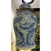 Danny's Fine Porcelain Home Decor Danny's Fine Porcelain Lidded Temple Jar - Floral - Blue And White Classic 50068