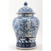 Danny's Fine Porcelain Home Decor Danny's Fine Porcelain Lidded Warrier Jar - Florals - Blue And White Classic 50847