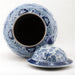 Danny's Fine Porcelain Home Decor Danny's Fine Porcelain Lidded Warrier Jar - Florals - Blue And White Classic 50847
