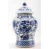 Danny's Fine Porcelain Home Decor Danny's Fine Porcelain Lidded Warrier Jar - Lions - Blue And White Classic 50846