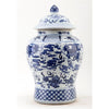 Danny's Fine Porcelain Home Decor Danny's Fine Porcelain Lidded Warrier Jar - Lions - Blue And White Classic 50846