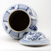 Danny's Fine Porcelain Home Decor Danny's Fine Porcelain Lidded Warrier Jar - Lions - Blue And White Classic 50846
