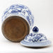 Danny's Fine Porcelain Home Decor Danny's Fine Porcelain Lidded Warrier Jar - Lions - Blue And White Classic 50846