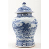 Danny's Fine Porcelain Home Decor Danny's Fine Porcelain Lidded Warrier Jar - Scenery - Blue And White Classic 50845