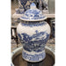 Danny's Fine Porcelain Home Decor Danny's Fine Porcelain Lidded Warrier Jar - Scenery - Blue And White Classic 50845