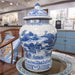 Danny's Fine Porcelain Home Decor Danny's Fine Porcelain Lidded Warrier Jar - Scenery - Blue And White Classic 50845