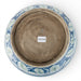 Danny's Fine Porcelain Home Decor Danny's Fine Porcelain Lipped Round Basin-Blue and Green Flower
