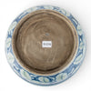 Danny's Fine Porcelain Home Decor Danny's Fine Porcelain Lipped Round Basin-Blue and Green Flower