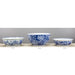 Danny's Fine Porcelain Home Decor Danny's Fine Porcelain Lotus Lip Round Basin- Classic Blue And White 50362