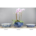 Danny's Fine Porcelain Home Decor Danny's Fine Porcelain Lotus Lip Round Basin- Classic Blue And White 50362